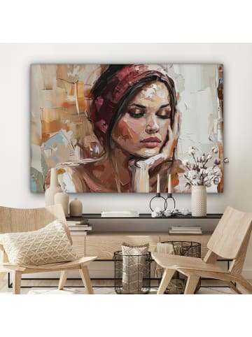 MuchoWow Leinwand bilder Träumendes Porträt (BxH)