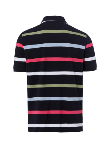 Andrew James Poloshirt in marine mehrfarbig