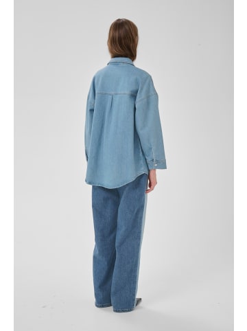 My Essential Wardrobe Jeansjacke MWMazie Box fit in Light Blue/ Blue Wash