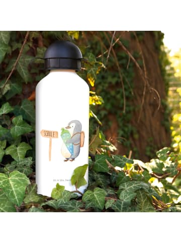 Mr. & Mrs. Panda Wasserflasche Pinguin Schultüte ohne Spruch in Weiß