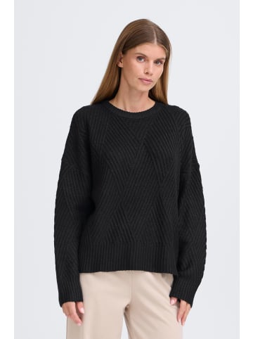 Oxmo Strickpullover OXIBOMMA in Schwarz