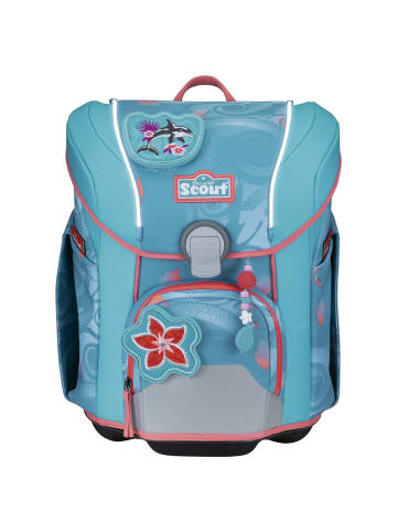 Scout Micro Exklusiv Safety Light - Schulranzen Set 4 tlg. (Spacer Explorer) in Aloha