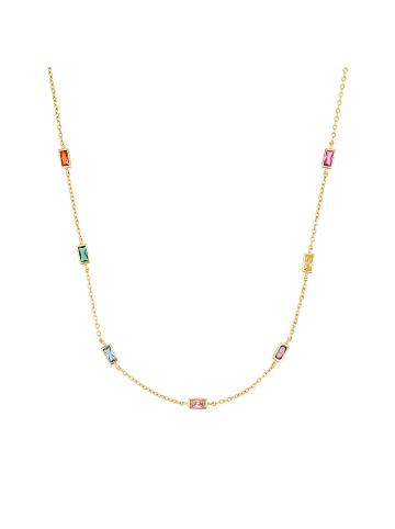 s.Oliver Halskette Silber 925, 14ct gelbvergoldet in Gold