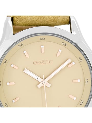 Oozoo Analog-Armbanduhr Oozoo Timepieces gelb groß (ca. 45mm)