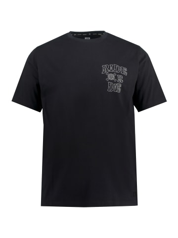 JP1880 Kurzarm T-Shirt in schwarz