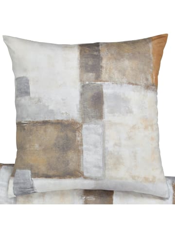 Estella Mako-Interlock-Jersey Kissenbezug Eetu in kiesel