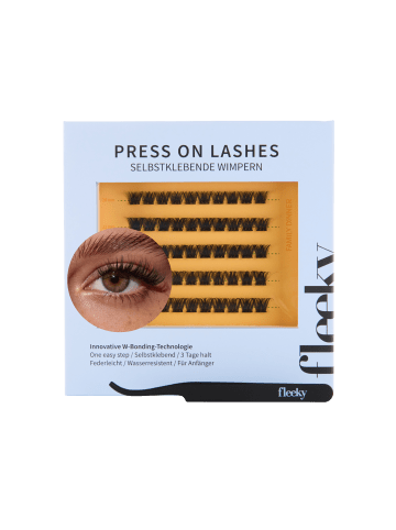 fleeky Glam Press On Lashes Family Dinner – Cluster Wimpern ohne Kleber