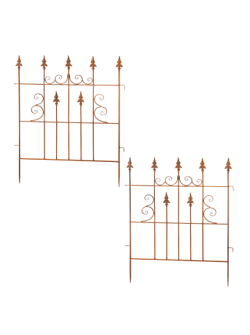 kobolo 2tlg. Set Pflanzengitter PALISADE2er in Braun