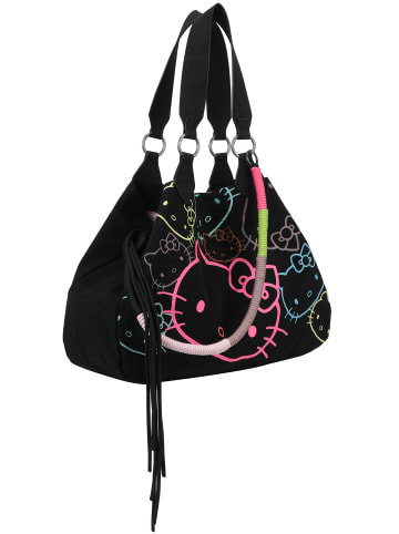 Fritzi aus Preußen Schultertasche Izzy Medium Limited Head Flocked in Schwarz