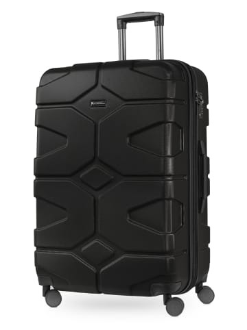 Hauptstadtkoffer X-Kölln - großer Hartschalenkkoffer Erweiterung TSA 76cm 120L in Schwarz