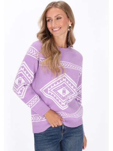IZIA Women Sweater in lavender