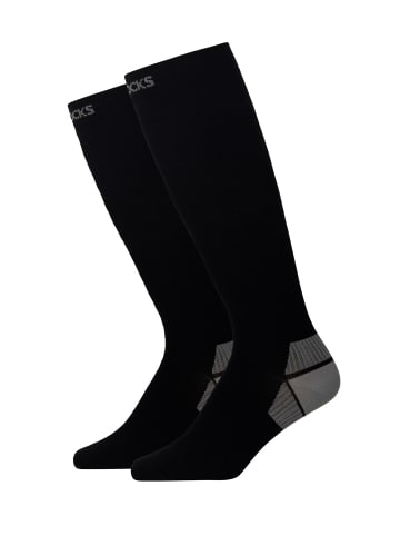 SNOCKS Kompressionssocken Schwarz 1 Paar