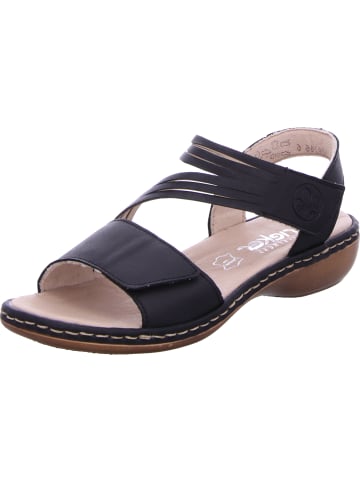 rieker Sandale in schwarz