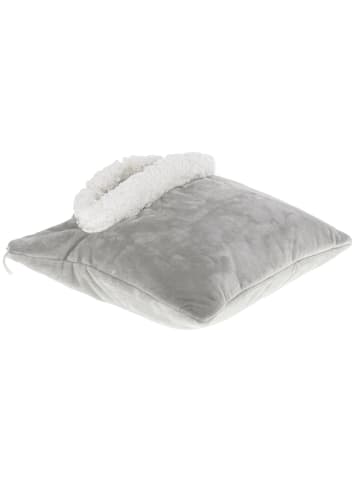 Adler Europe Adler AD 7412 Heizkissen mit Handöffung 38 x 38  cm - 8 Heizstufen, Grau in Grau