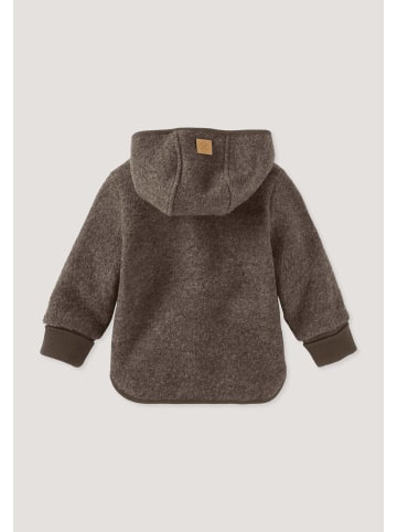 Hessnatur Walkjacke in vintage braun