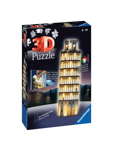 Ravensburger Konstruktionsspiel Puzzle 216 Teile Pisa bei Nacht 8-99 Jahre in bunt