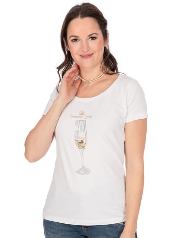 Hangowear T-Shirt PROSECCO QUEEN in weiß