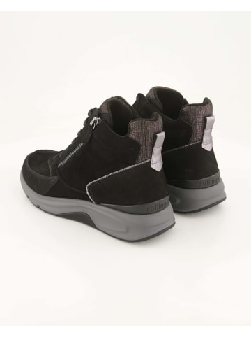 rollingsoft Schnürstiefeletten in Schwarz