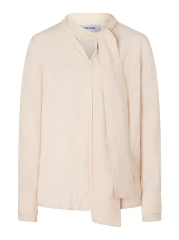 More & More elegante Schluppenbluse in powder creme