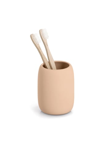Zeller Present Zahnputzbecher in beige