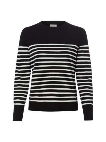 s.Oliver Pullover in schwarz weiß - 0002