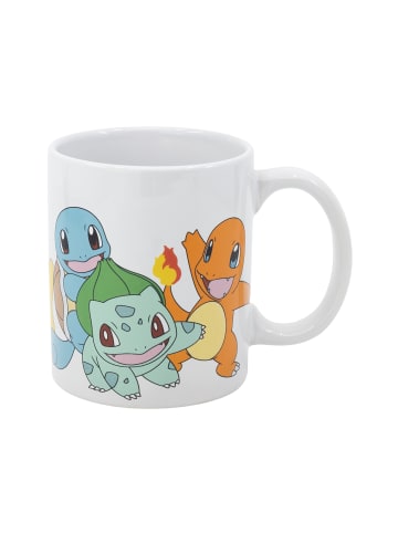 Pokémon Tasse im Geschenkkarton Schiggy Glumanda in Weiß