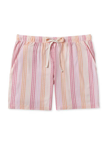 Schiesser Pyjamashorts Mix+Relax in orange, rosa