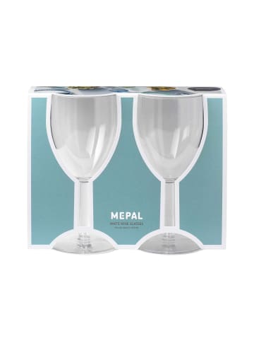 Mepal 4er Set Rot- und Weißweingläser 300 ml + 200 ml in transparent