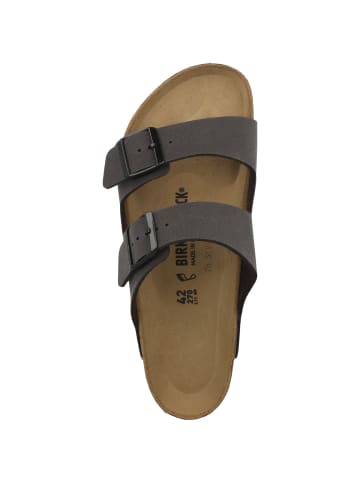 Birkenstock Sandale Arizona Birko-Flor Nubuk normal XT in dunkelgrau