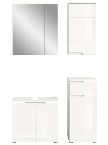 ebuy24 Badmöbelset Solero Weiß 116 x 34 cm