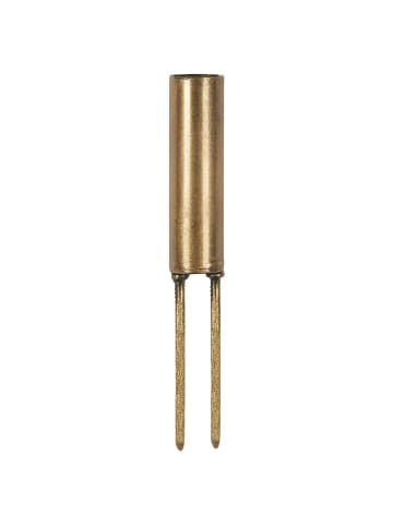 IB Laursen Kerzenhalter mit Spieß für dünne 1,3 cm Kerzen in messing