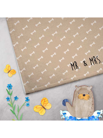 Mr. & Mrs. Panda Handtuch Hund Blumen ohne Spruch in Hundeglück