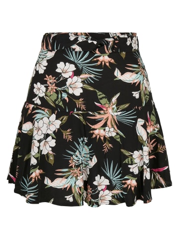 Urban Classics Maxi Skirt in black tropical
