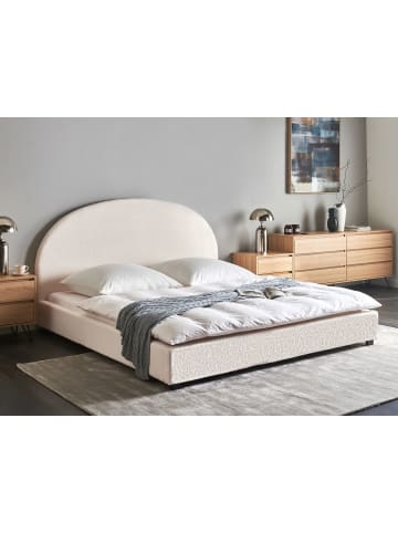 Beliani Doppelbett VAUCLUSE in Weiß - (W) 194 x (H) 112 x (L) 214 cm