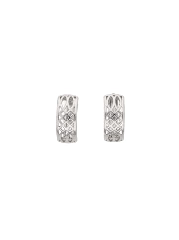 IZIA Women Hoop Earrings in Silver