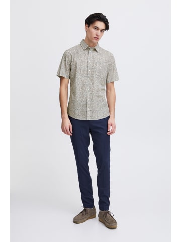 CASUAL FRIDAY Kurzarmhemd CFAnton SS AOP leaves shirt in Braun