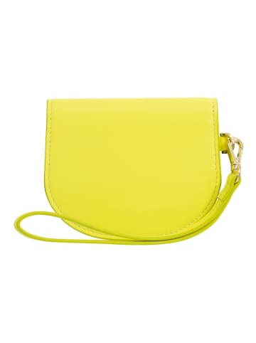 DuDu Madagascar Kreditkartenetui Leder 11 cm in citrus yellow