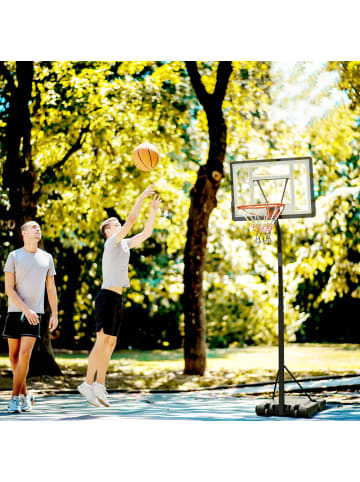HOMCOM Basketballständer,90cm x 165cm x 352cm,schwarz