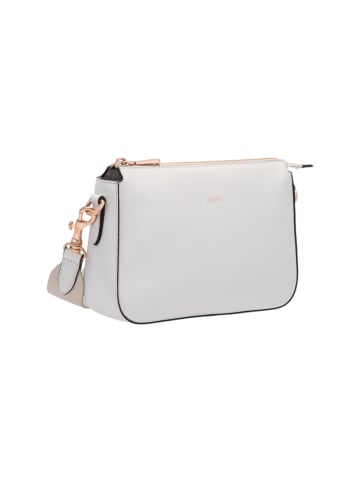 JOOP! Schultertasche 'Sofisticato 1.0 Jasmina in Reines Weiß 24 x 15 x 6 cm'