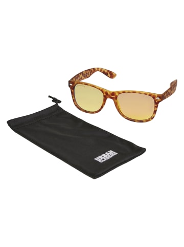 Urban Classics Glasses in brown leo/orange
