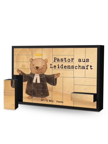 Mr. & Mrs. Panda Adventskalender Pastor Leidenschaft Design mit ... in Weiß