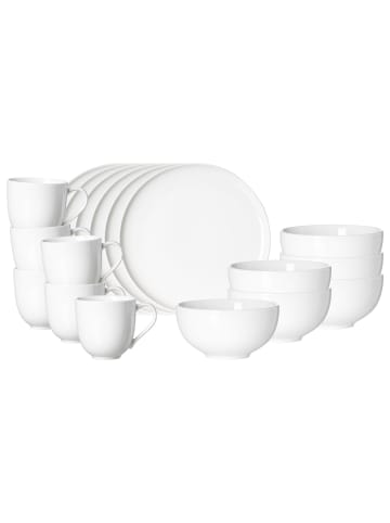 Ritzenhoff & Breker 18er Set Frühstücks-Set Skagen weiß in weiß
