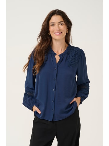 Cream Langarm - Hemd CRLuna Regular fit in Navy Blazer
