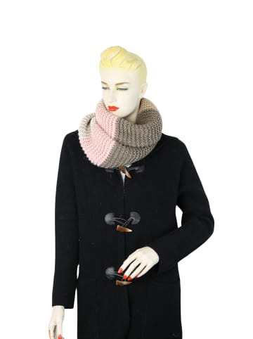 collezione alessandro Loop " Strickwarm " in rosa