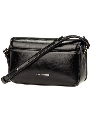 Karl Lagerfeld Bodybag K/Skuare Flap CB Studs in Black/Nickel