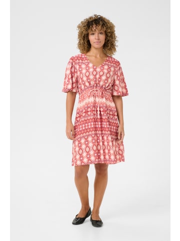 Cream Kleid CRTiah Feminine in Ethnic Geometric Pale