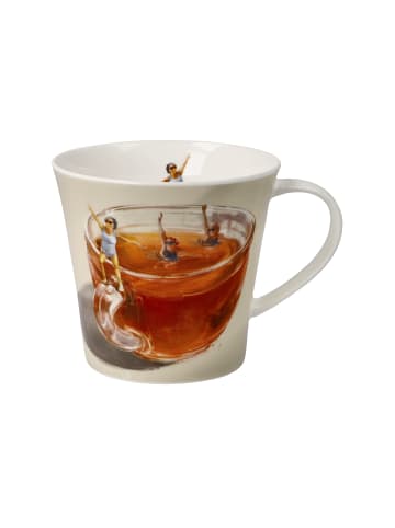 Goebel Coffee-/Tea Mug " Daria Rosso Tea Gym " in Bunt