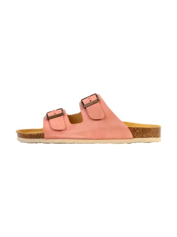 Plakton Beta-Pantoletten aus Leder Rose