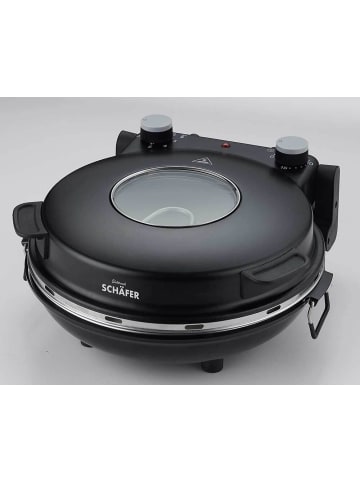 Schäfer Pizzamaker 1200W Ø32cm in Schwarz