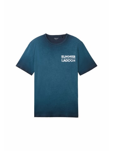 Tom Tailor Rundhals T-Shirt für Damen in dunkel-blau